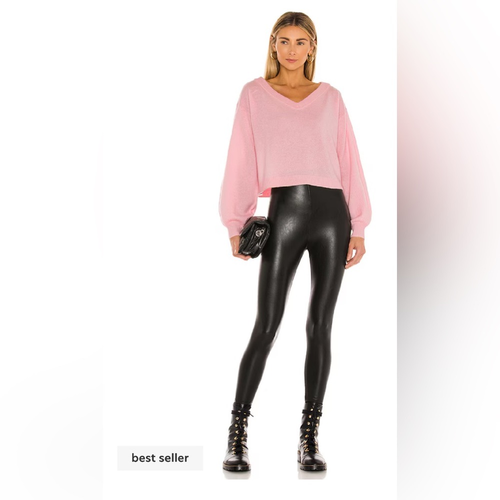 NWOT Commando Black Faux Leather Leggings